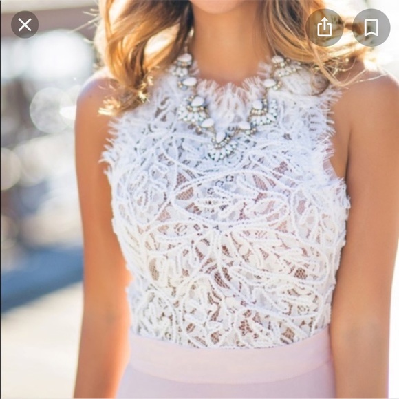 Apeach lace top - Picture 1 of 6